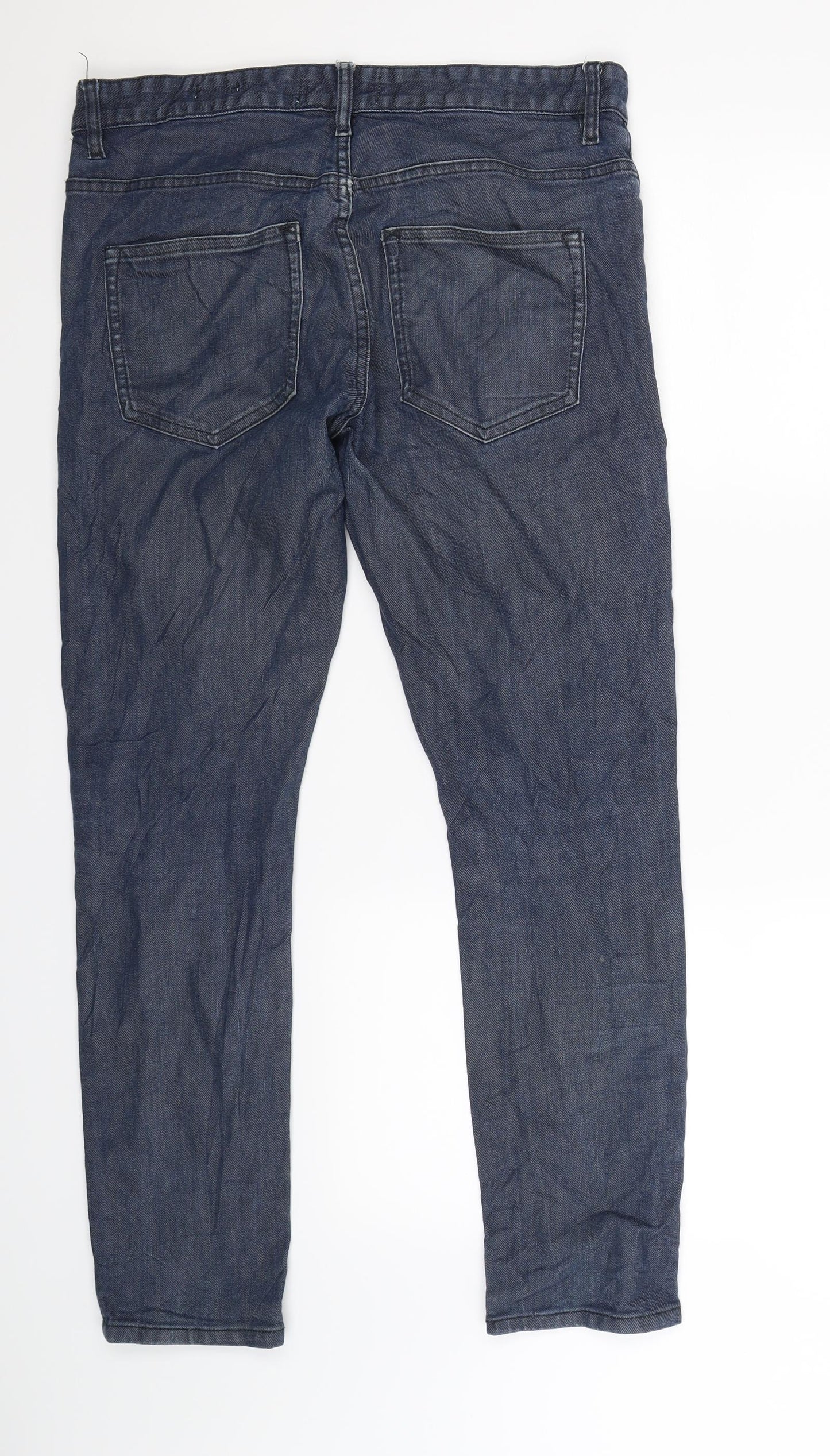 ACW85 Mens Blue  Denim Skinny Jeans Size 34 L28 in