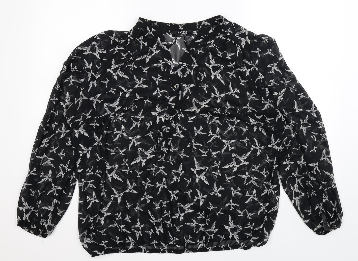 George Womens Black   Basic Blouse Size 20
