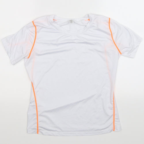 Preworn Womens White   Jersey T-Shirt Size XL