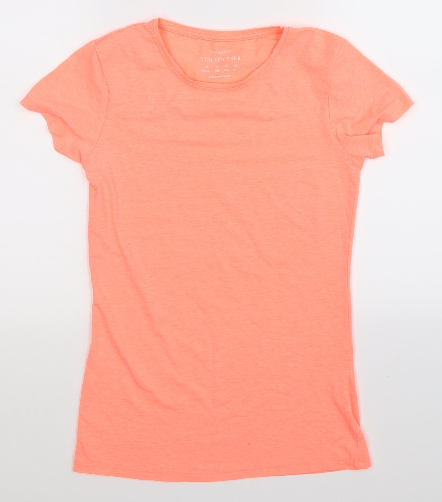 Primark Womens Pink   Basic T-Shirt Size 10