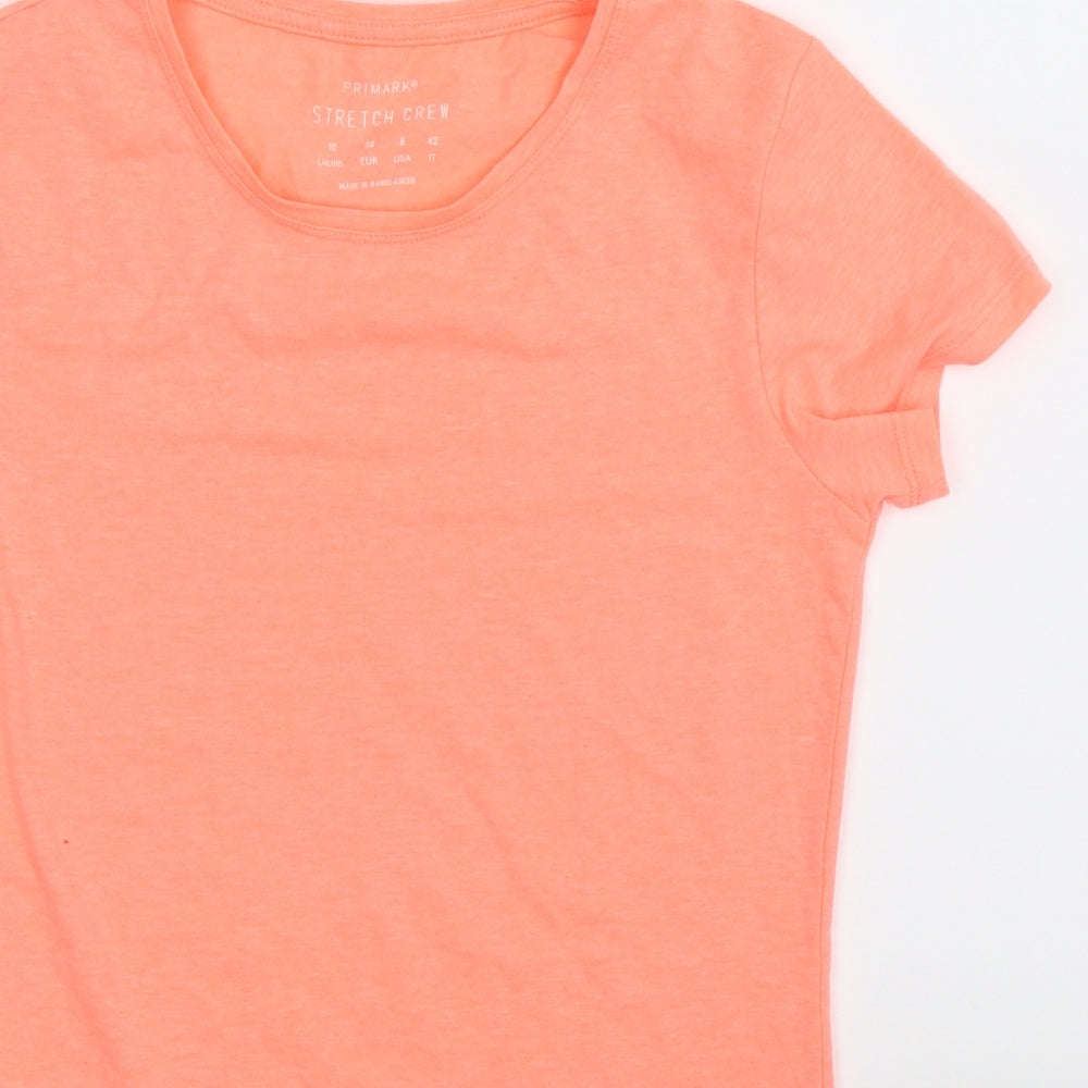 Primark Womens Pink   Basic T-Shirt Size 10