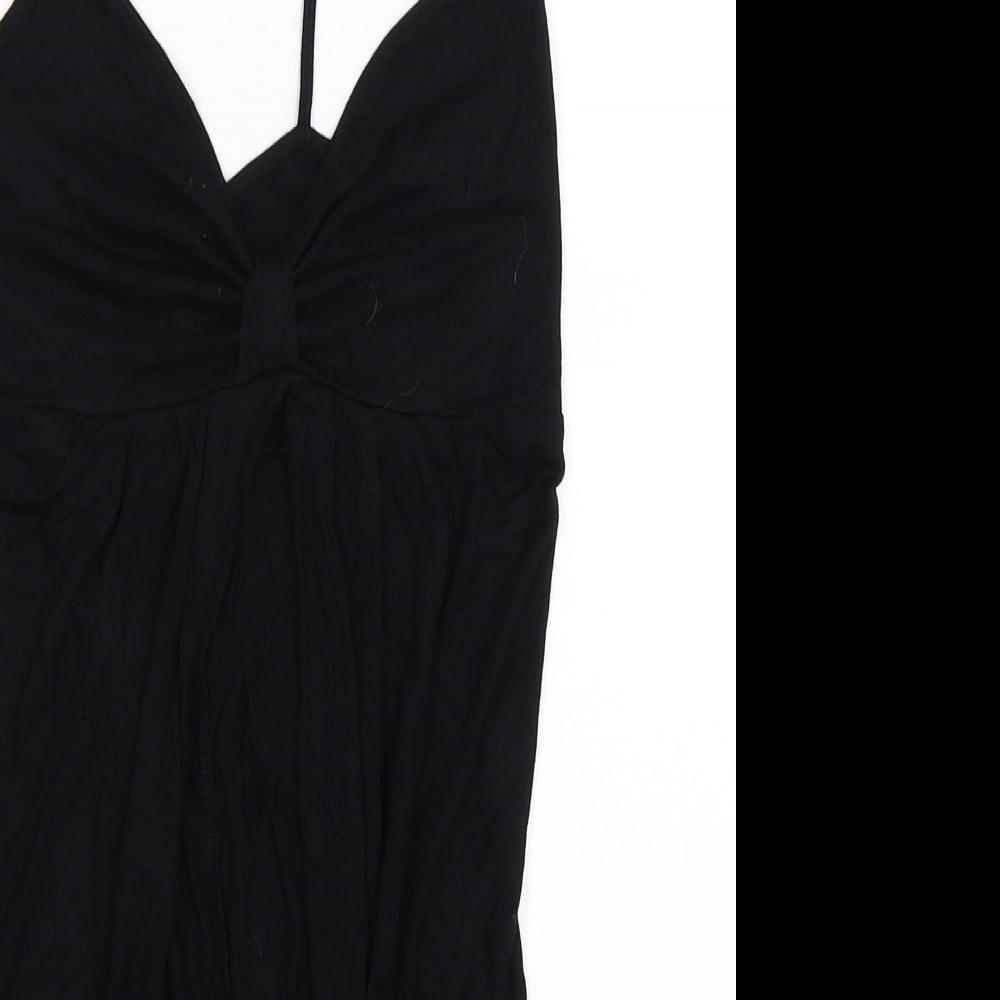 Topshop Womens Black   Basic Tank Size 10