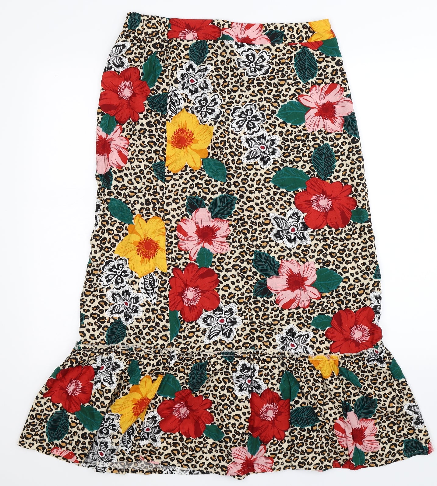 Matalan Womens Multicoloured Floral  Maxi Skirt Size 12