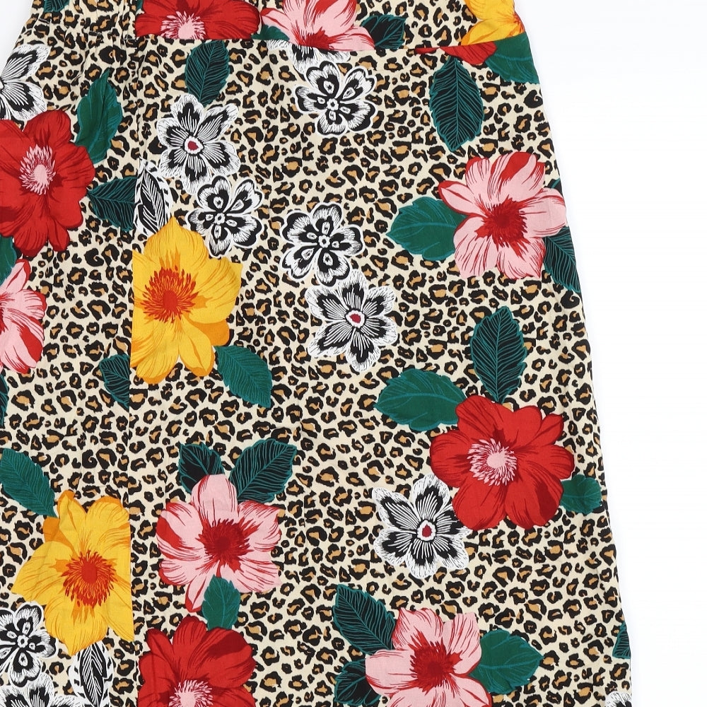 Matalan Womens Multicoloured Floral  Maxi Skirt Size 12