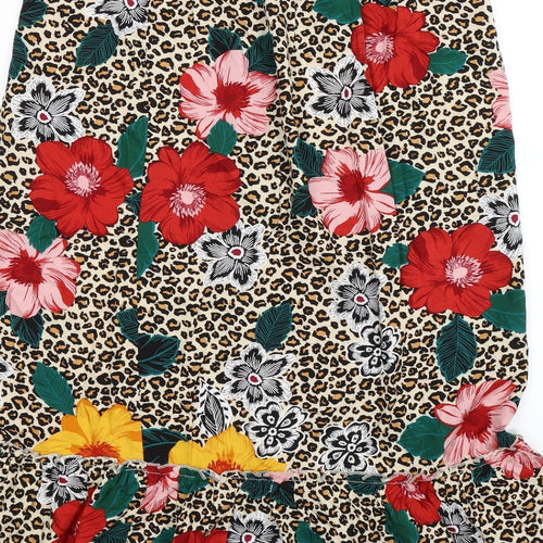 Matalan Womens Multicoloured Floral  Maxi Skirt Size 12
