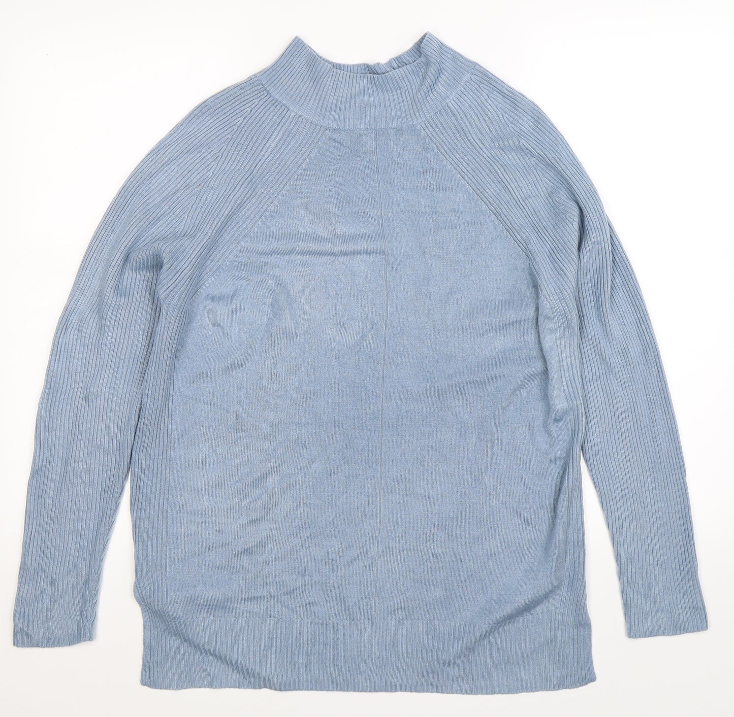 George Womens Blue  Knit Pullover Jumper Size 10