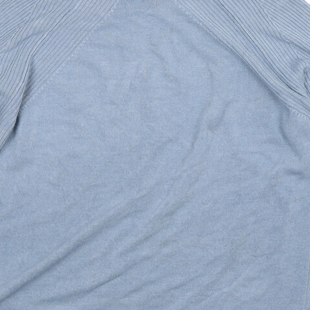 George Womens Blue  Knit Pullover Jumper Size 10