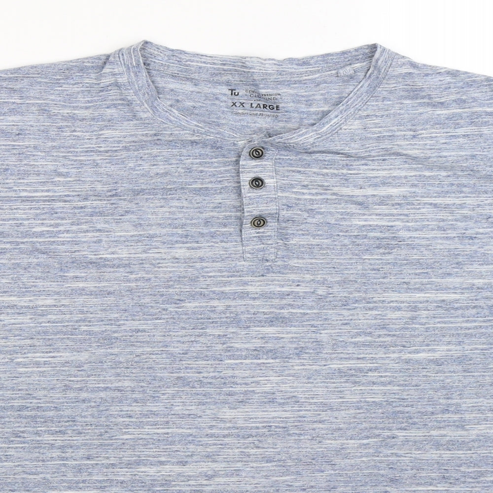 TU Mens Blue    T-Shirt Size 2XL