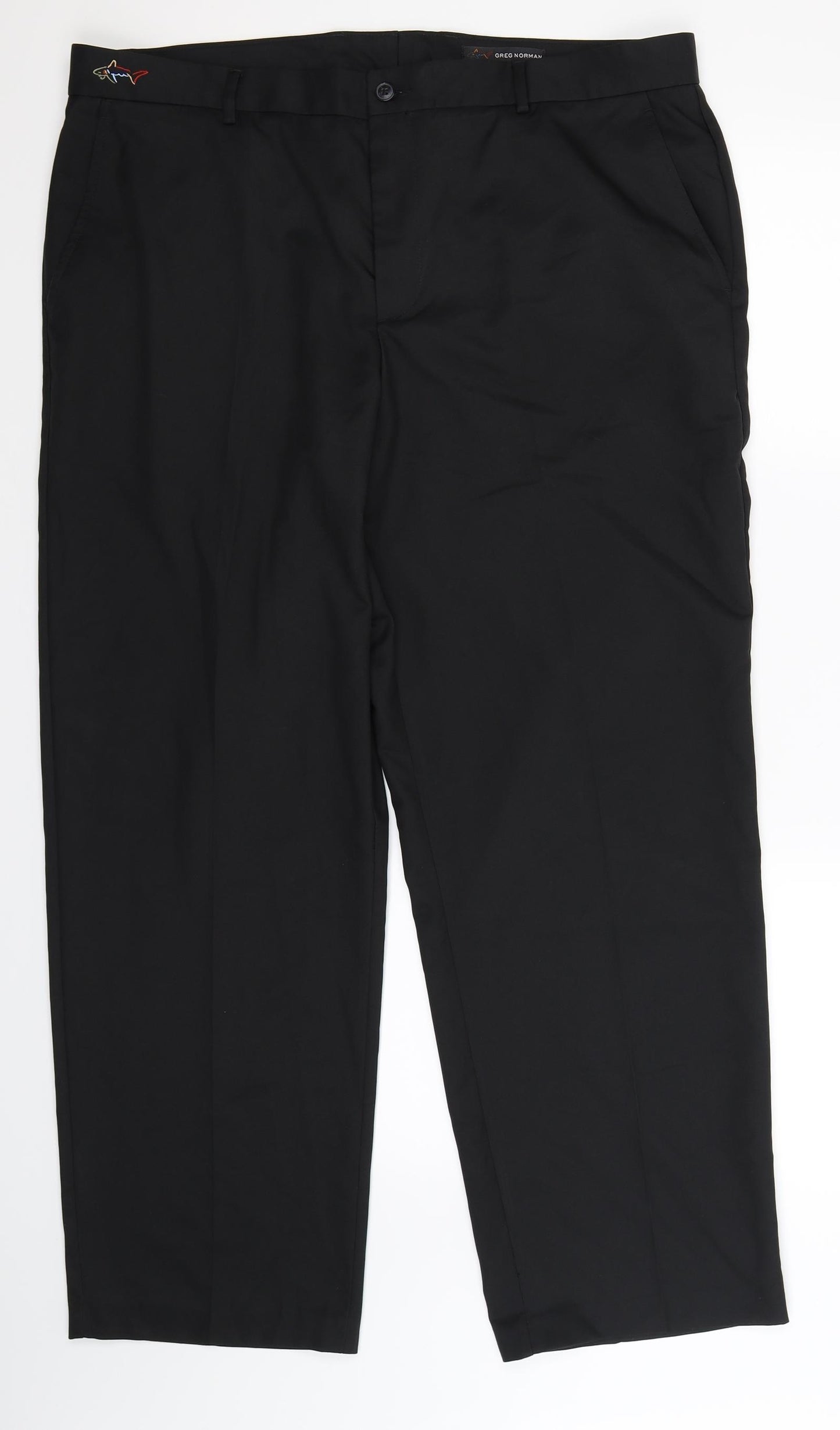Greg Norman Mens Black   Dress Pants Trousers Size 38 L30 in
