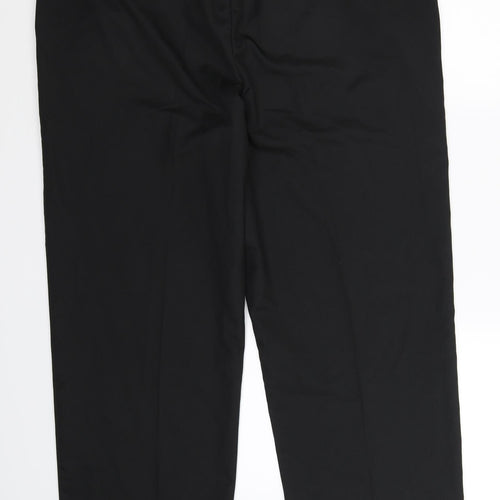 Greg Norman Mens Black   Dress Pants Trousers Size 38 L30 in