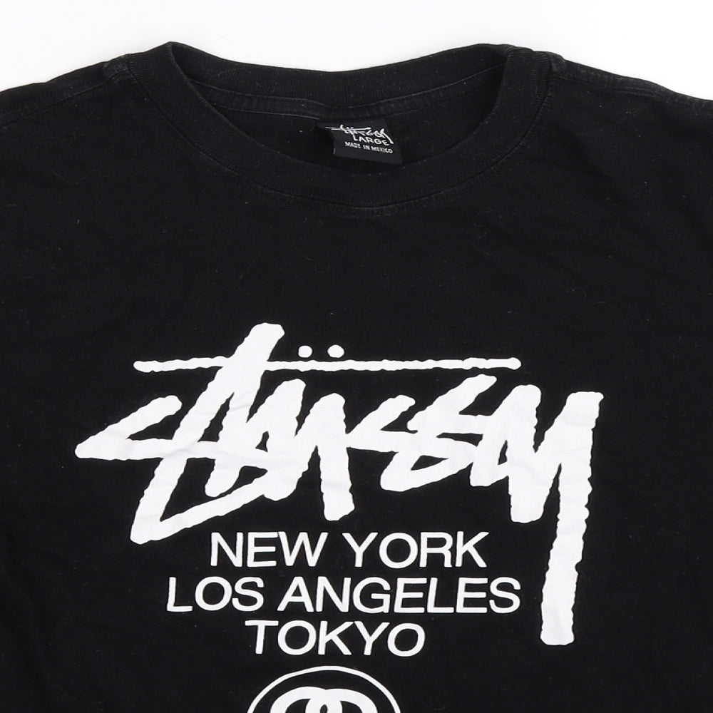 Preworn Womens Black   Basic T-Shirt Size L