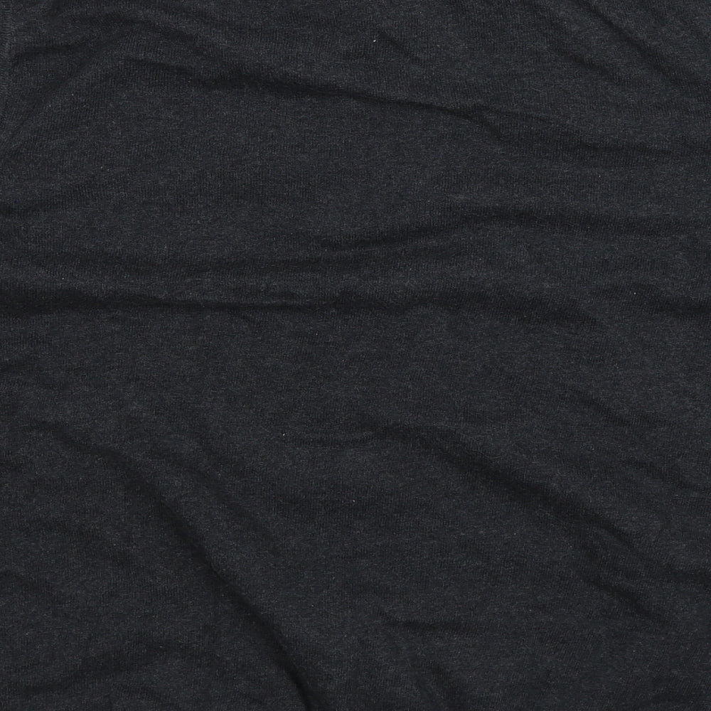 F&F Mens Grey Striped  Pullover Jumper Size XL