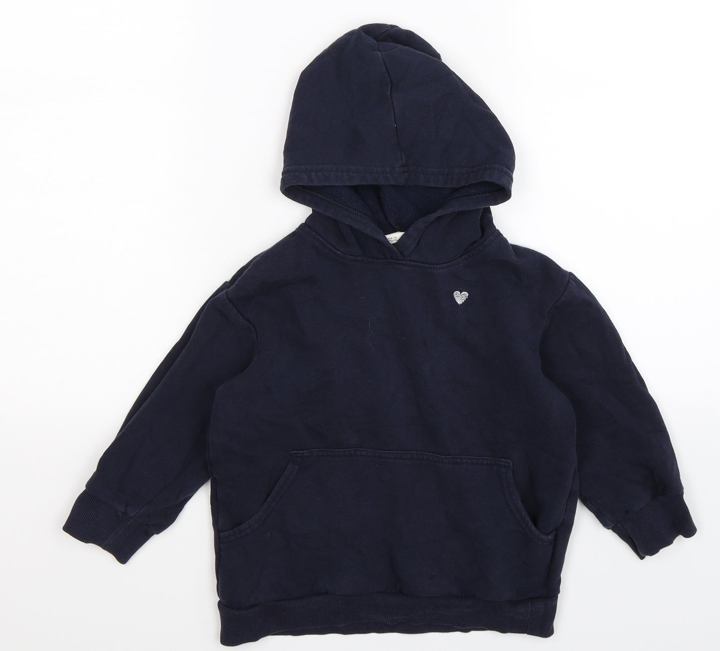 H&M Boys Blue   Pullover Hoodie Size 5 Years