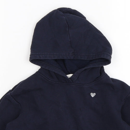 H&M Boys Blue   Pullover Hoodie Size 5 Years