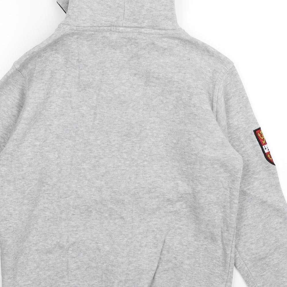 Cambridge Mens Grey   Full Zip Hoodie Size S