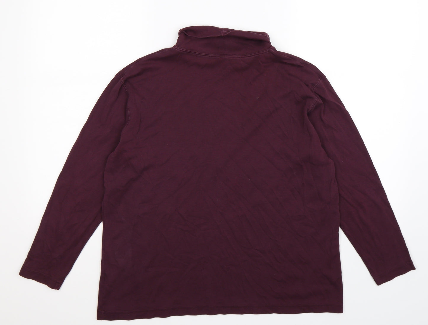 Preworn Womens Purple   Basic T-Shirt Size 20