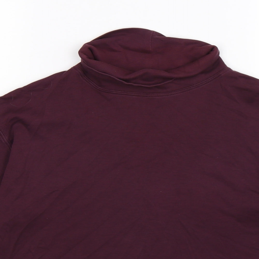 Preworn Womens Purple   Basic T-Shirt Size 20