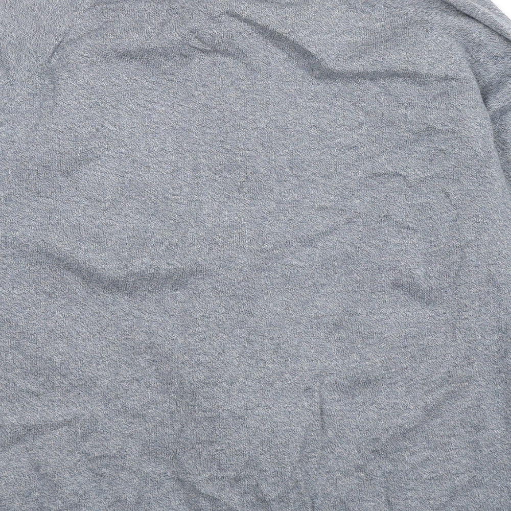 George Mens Grey  Knit Cardigan Jumper Size L