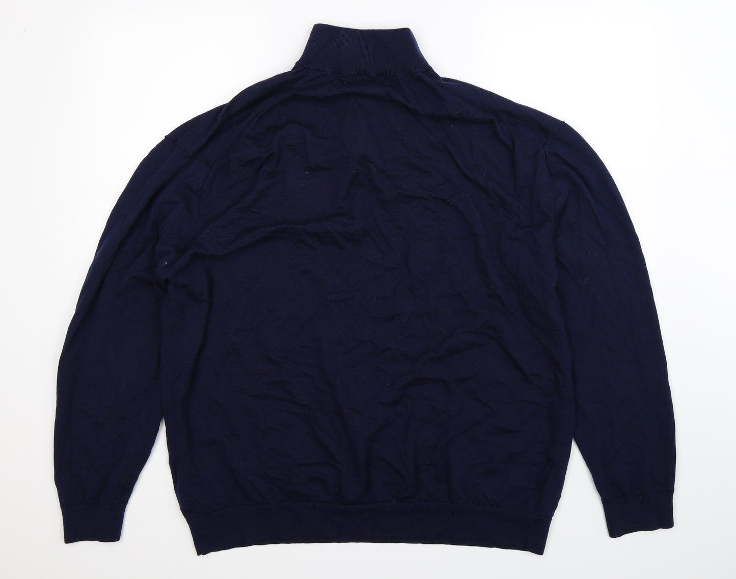 NEXT Mens Blue  Knit Pullover Jumper Size 4XL