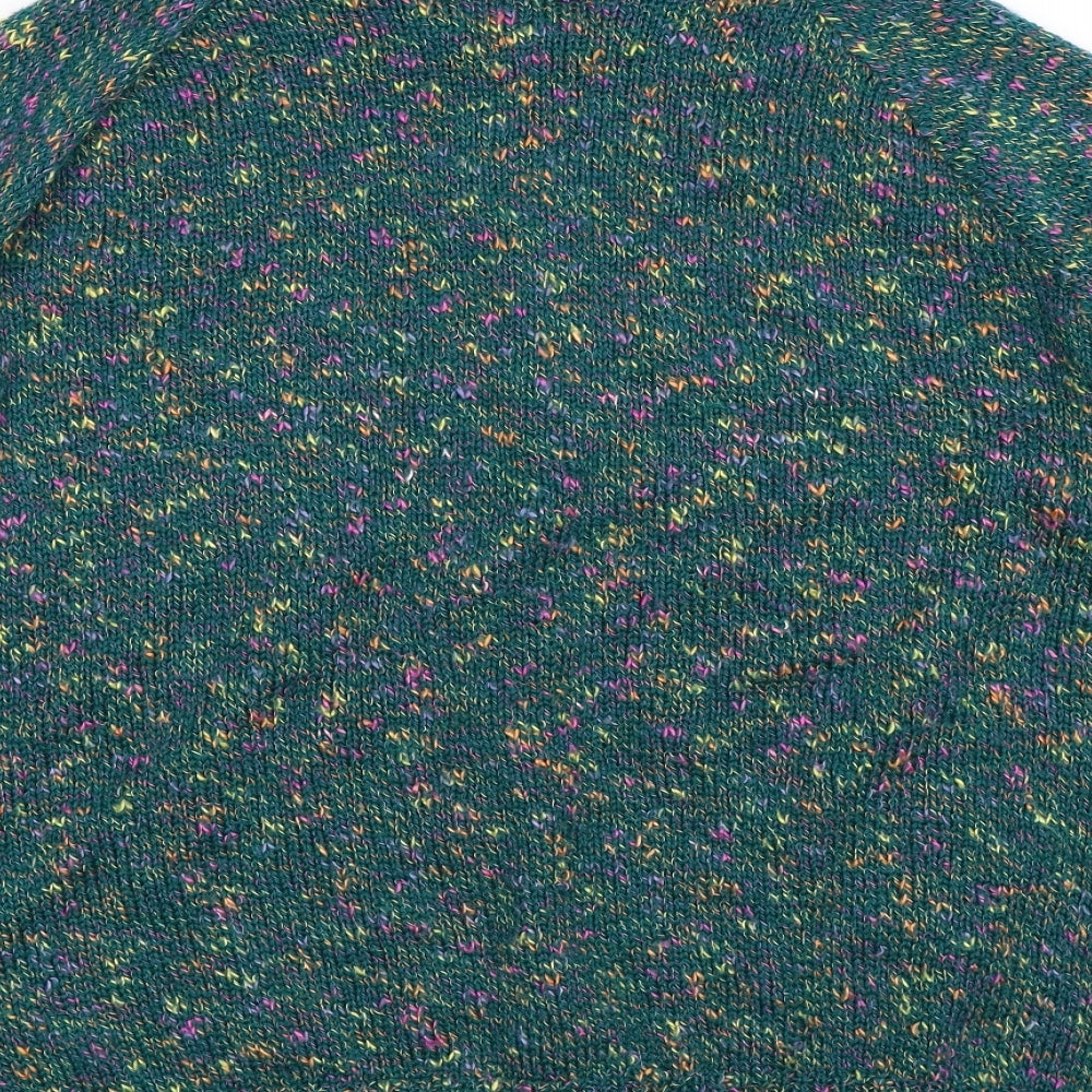 Preworn Womens Green  Knit Cardigan Jumper Size 26