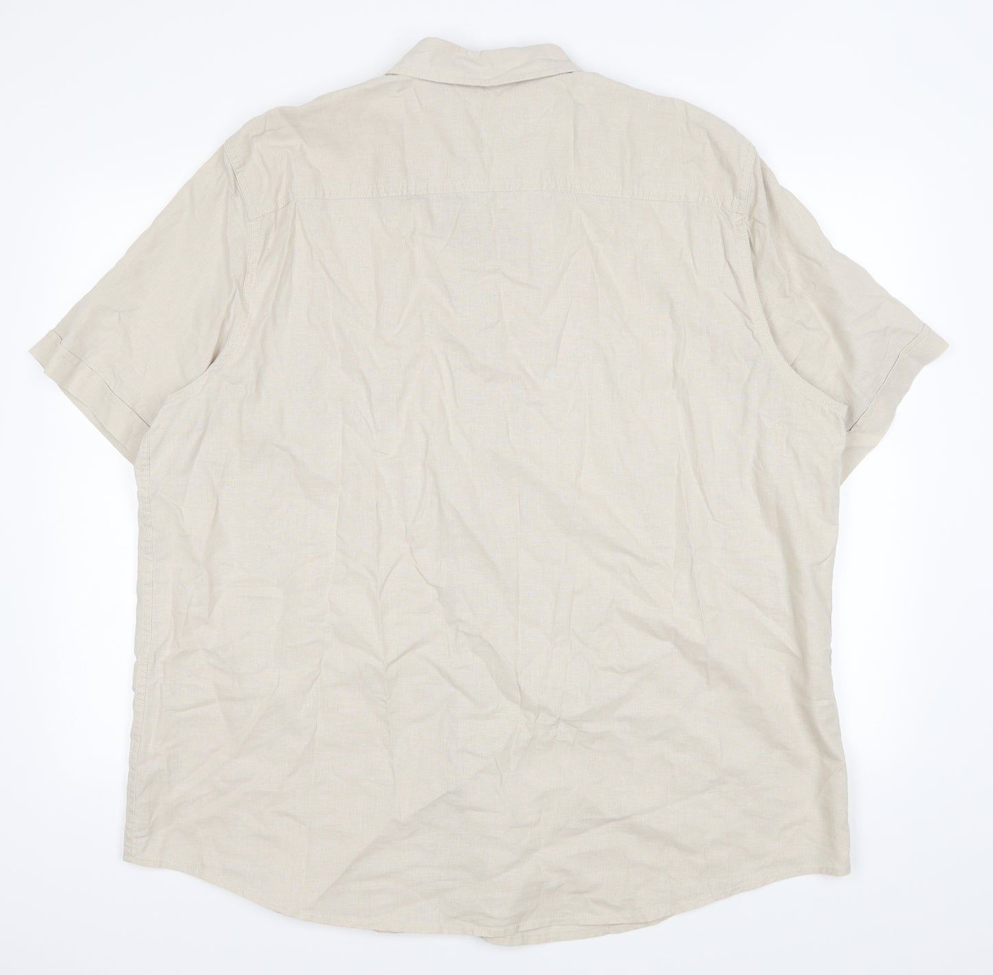 stonebay Mens Beige    Button-Up Size 2XL