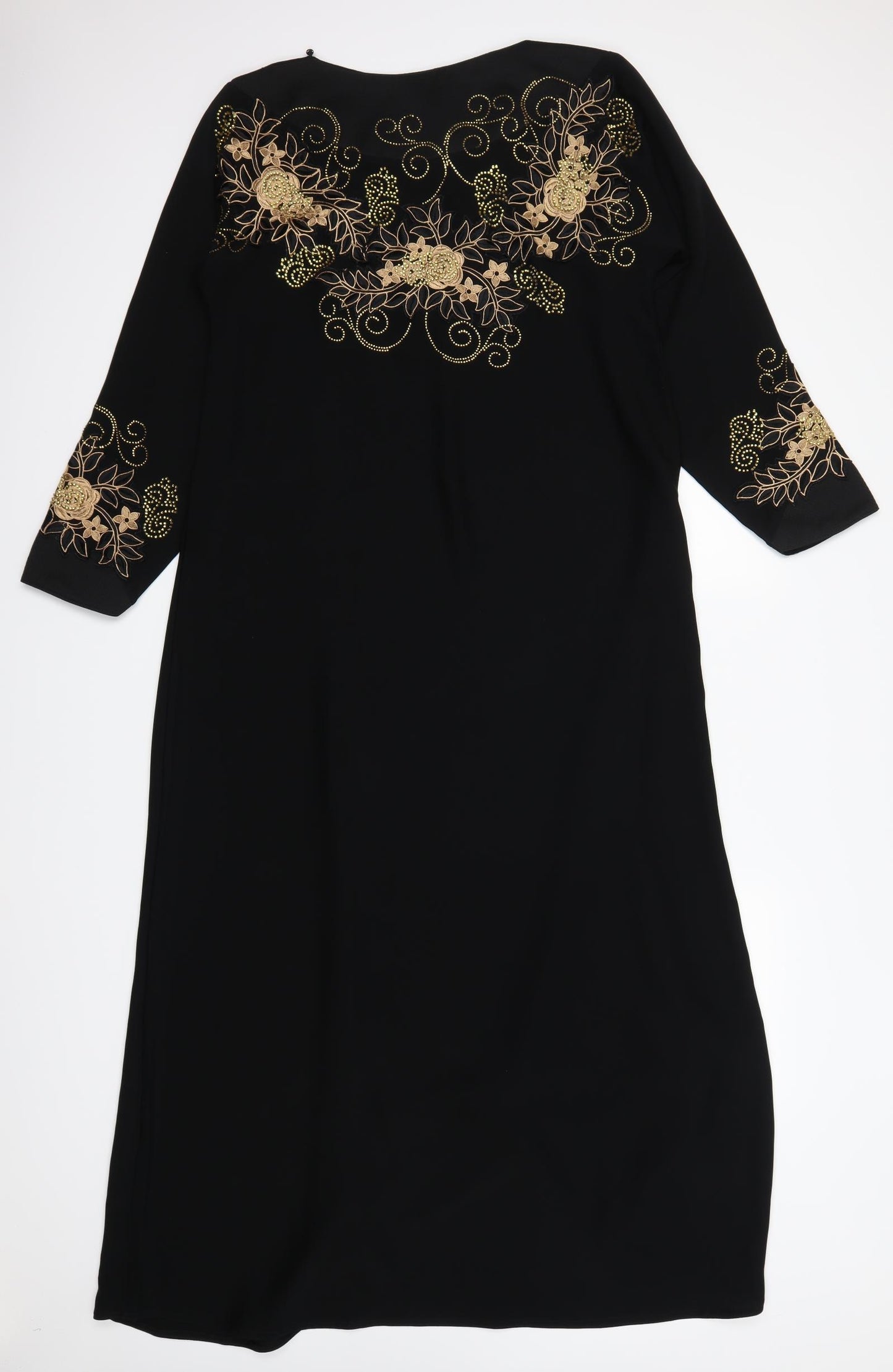 Preworn Womens Black   Maxi  Size 3XL