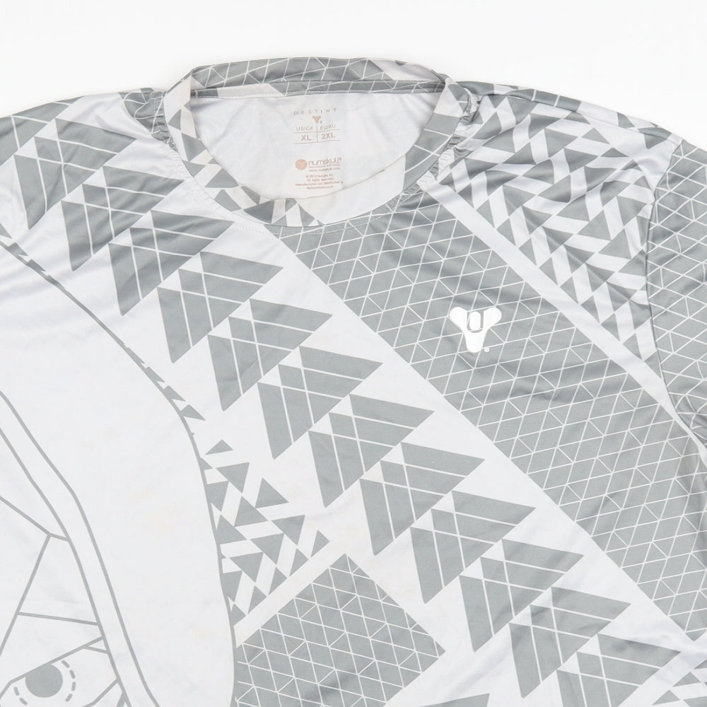 Destiny Mens Grey    T-Shirt Size 2XL