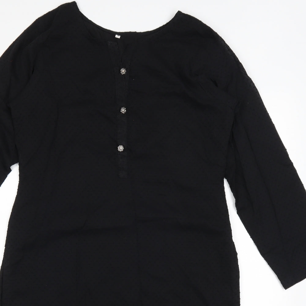 Preworn Womens Black   A-Line  Size M