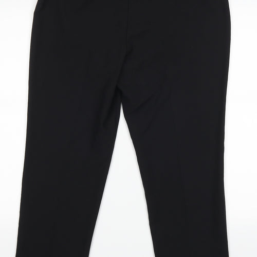 F&F Womens Black   Trousers  Size 14 L27 in