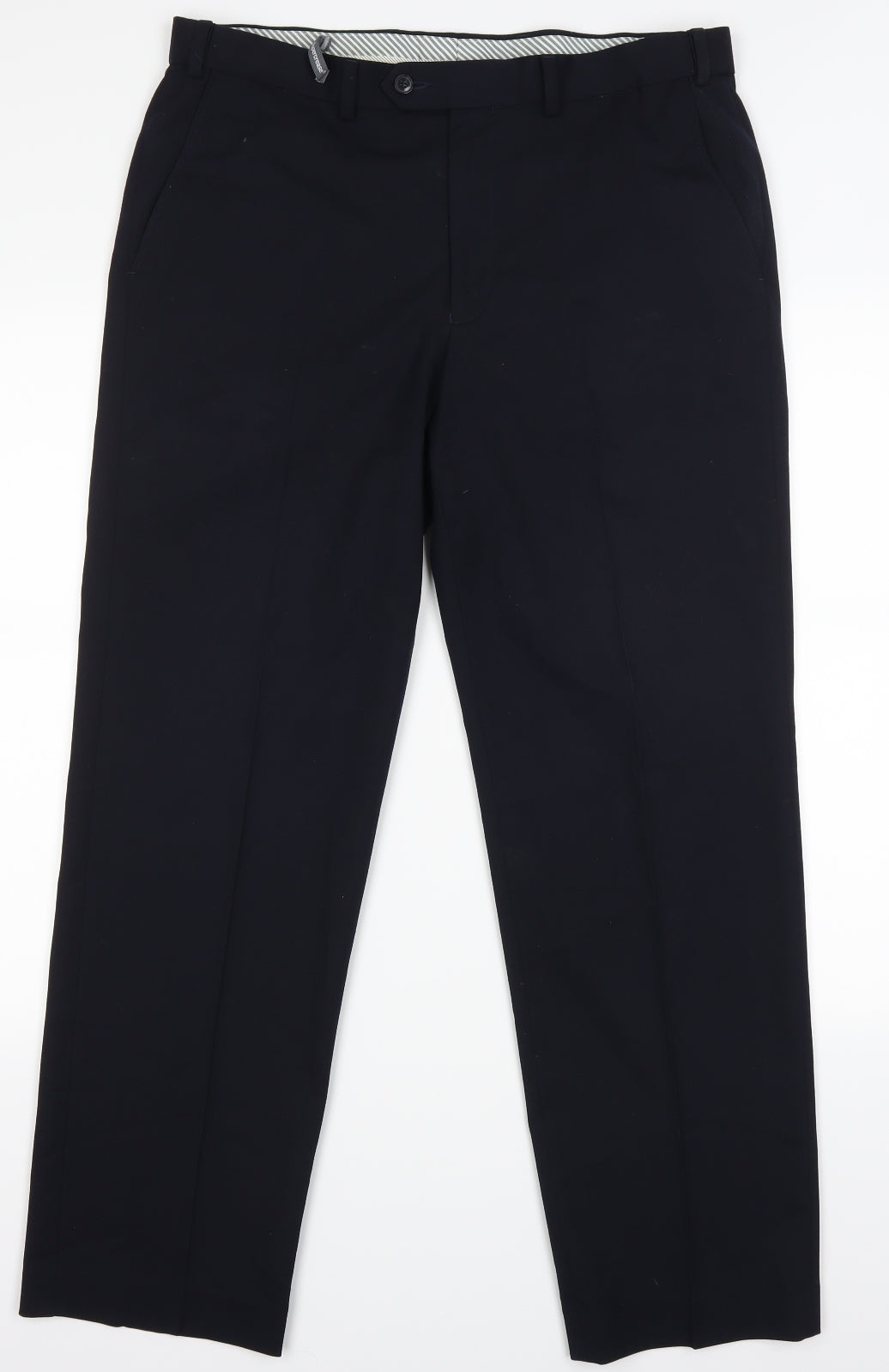 Marks and Spencer Mens Blue   Trousers  Size 34 in L31 in
