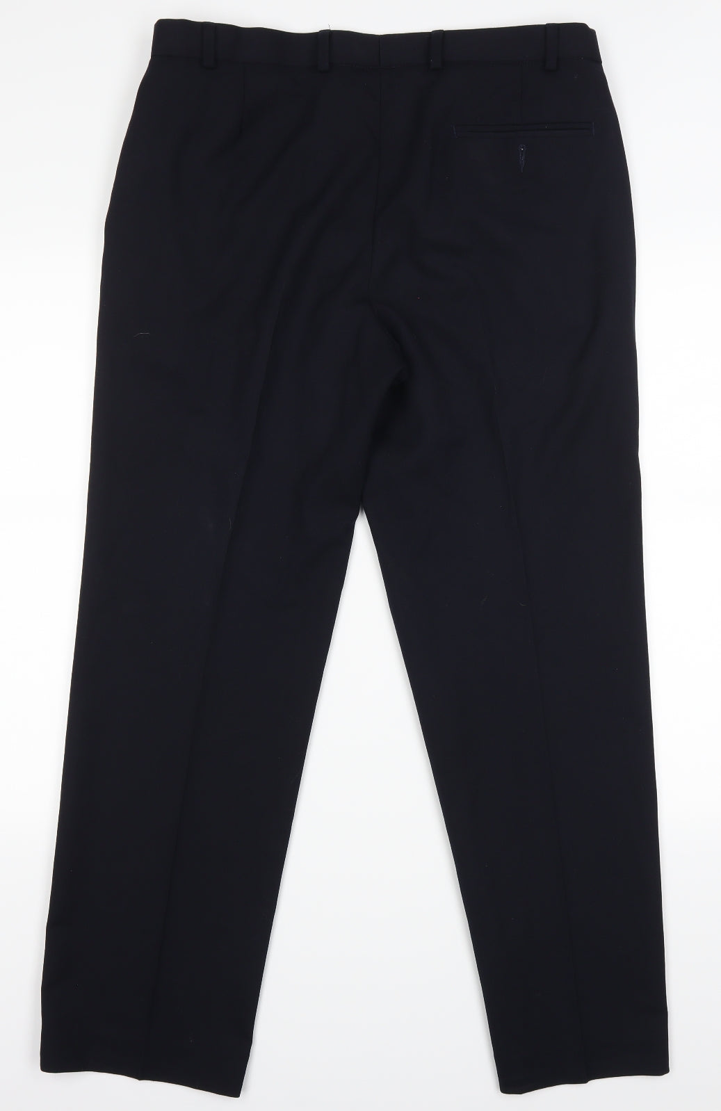 Marks and Spencer Mens Blue   Trousers  Size 34 in L31 in