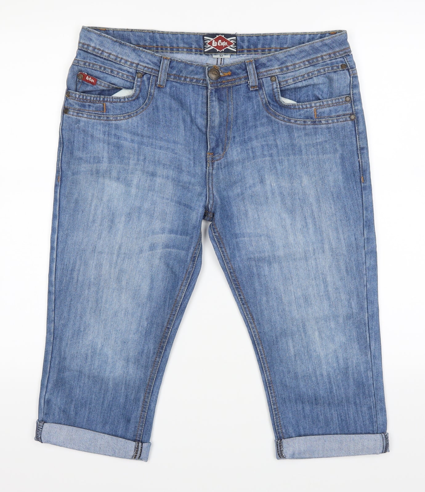 lee chopper Womens Blue   Boyfriend Shorts Size 12