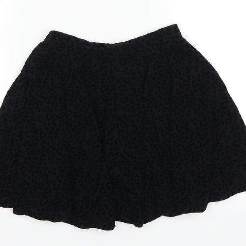 i love me Girls Black   A-Line Skirt Size 8-9 Years