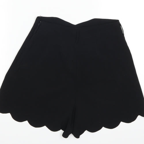 Miss Selfridge Womens Black   Sailor Shorts Size 4
