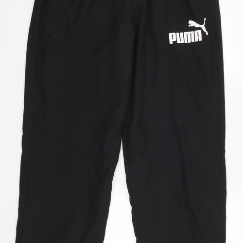PUMA Mens Black   Jogger Trousers Size L L31 in