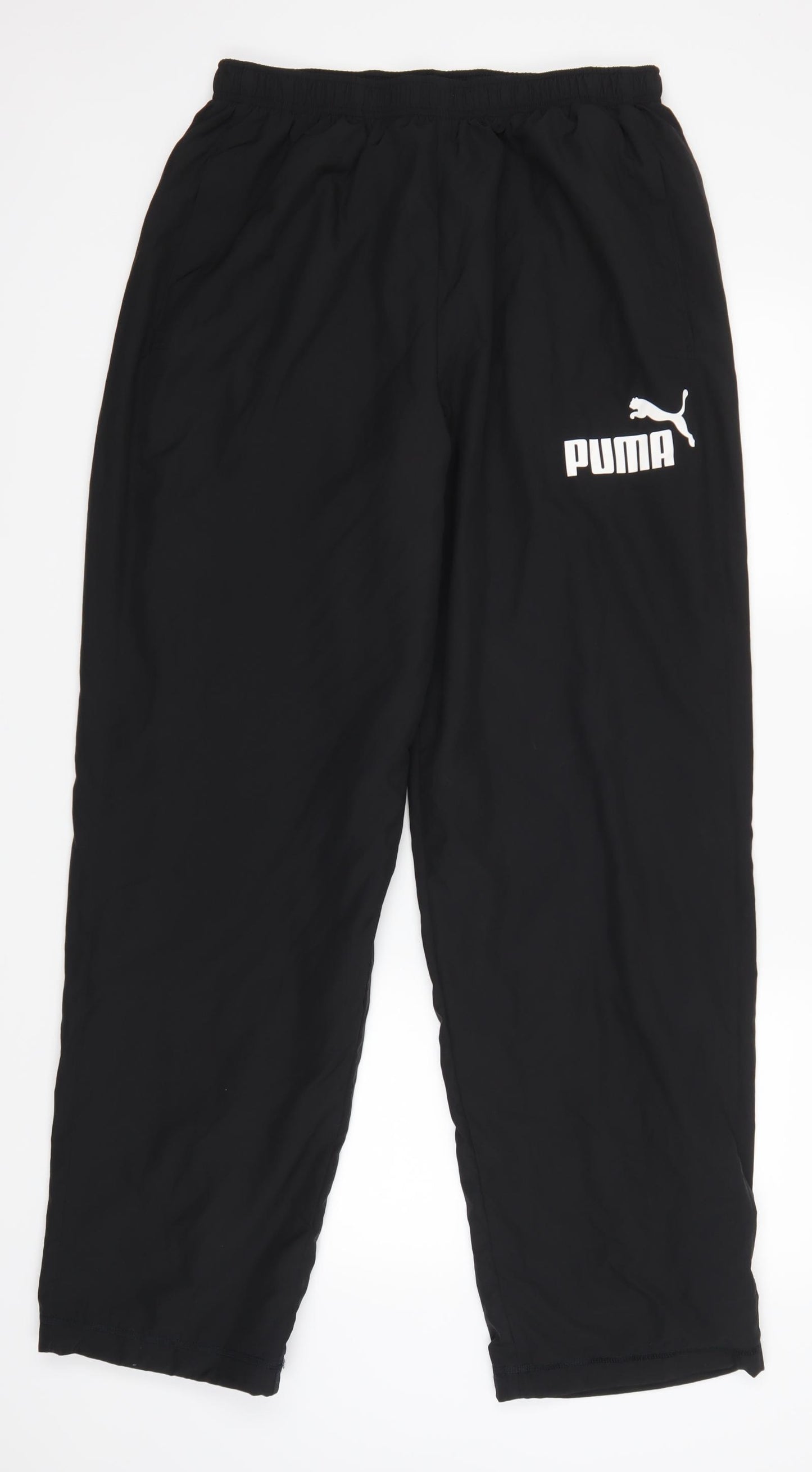 PUMA Mens Black   Jogger Trousers Size L L31 in