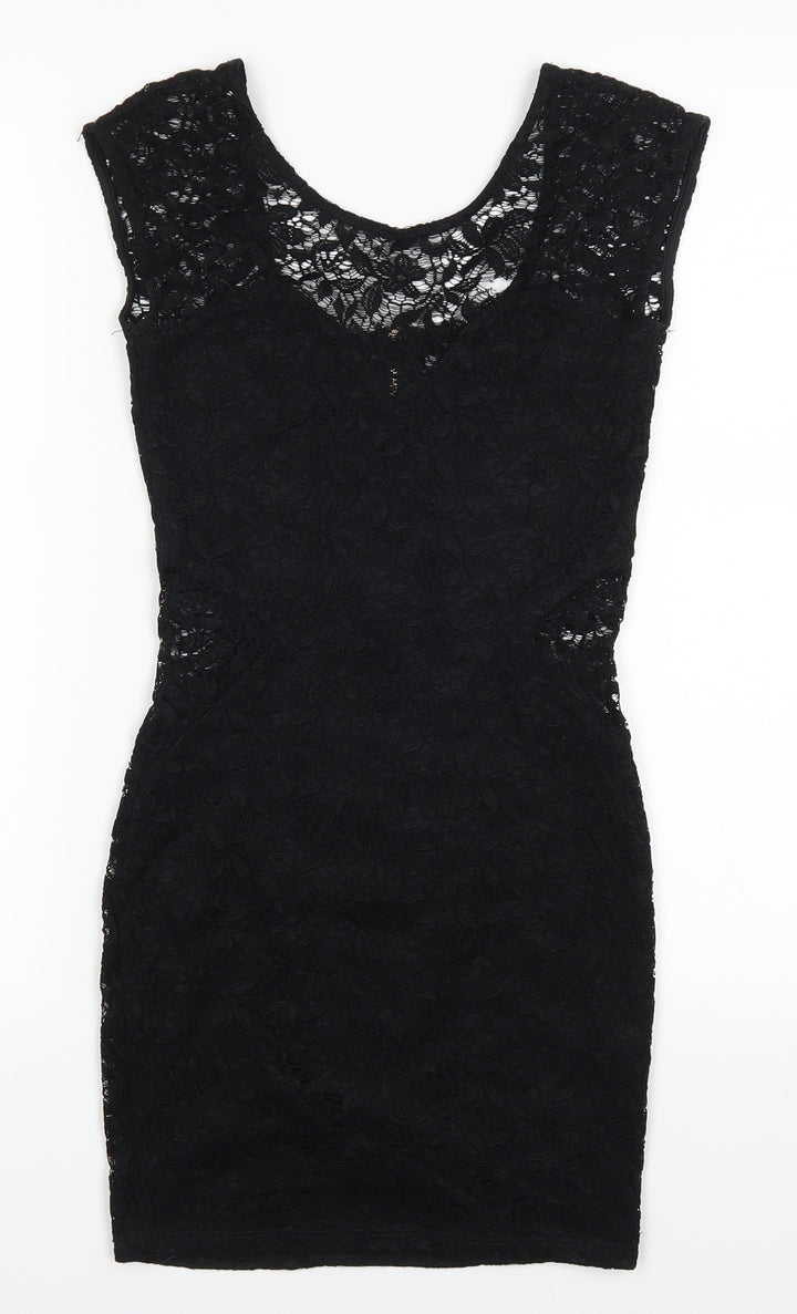 River Island Womens Black Bodycon Size 6