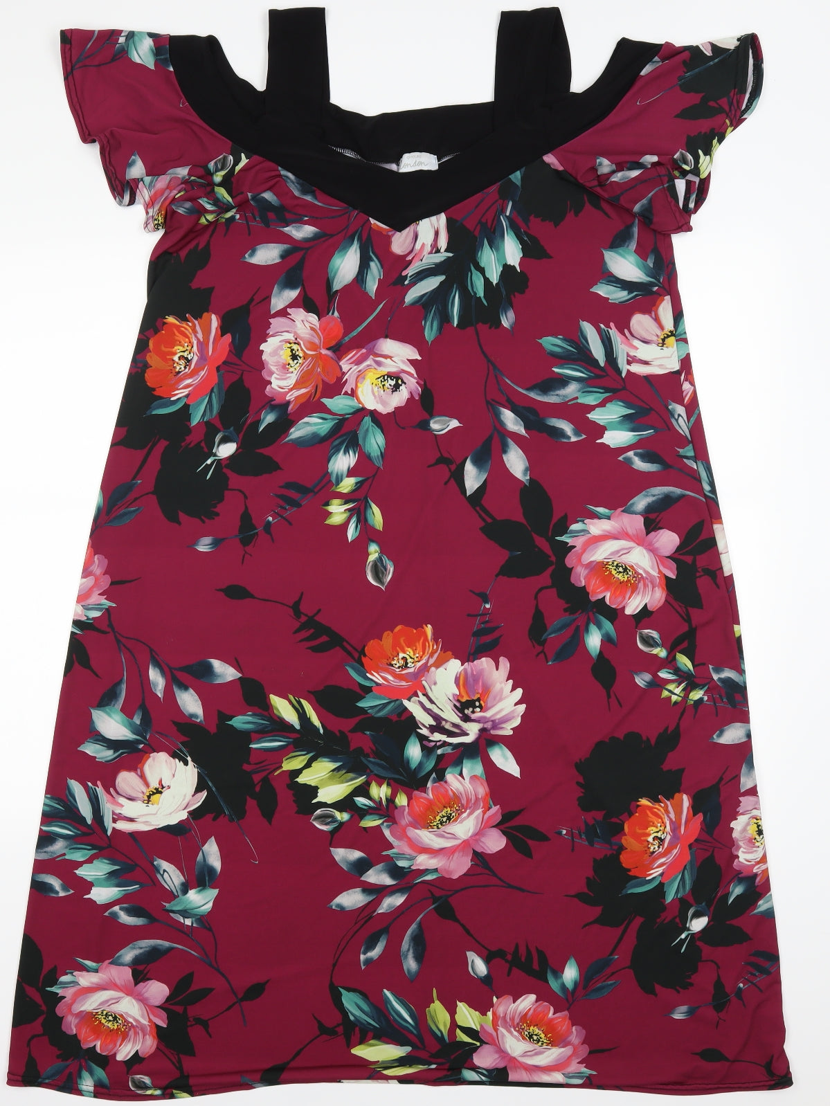 Love yours Womens Purple Floral  Shift  Size 18