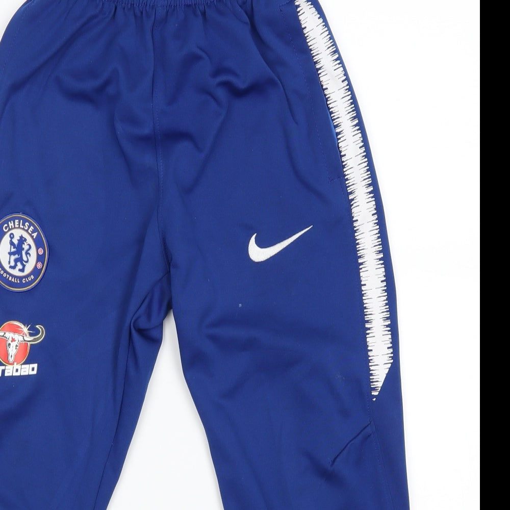 Nike Boys Blue   Jogger Trousers Size 14 Years