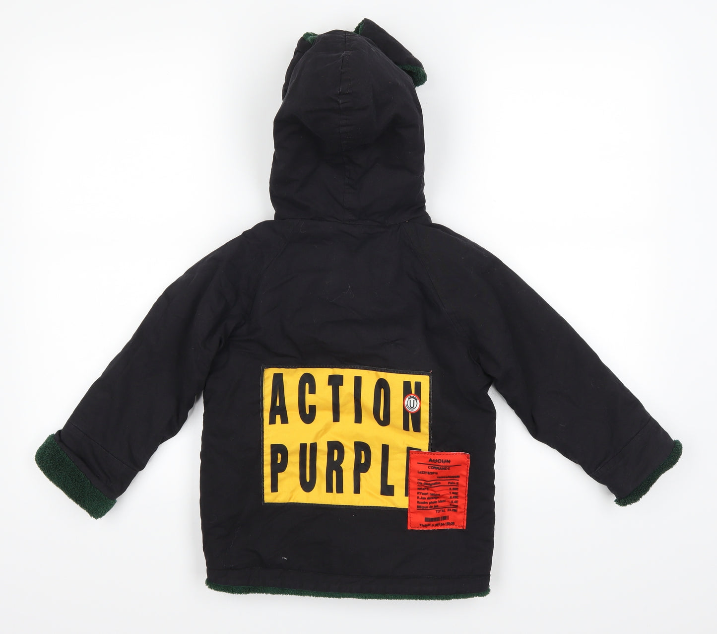 ss Girls Black   Jacket  Size 8 Years