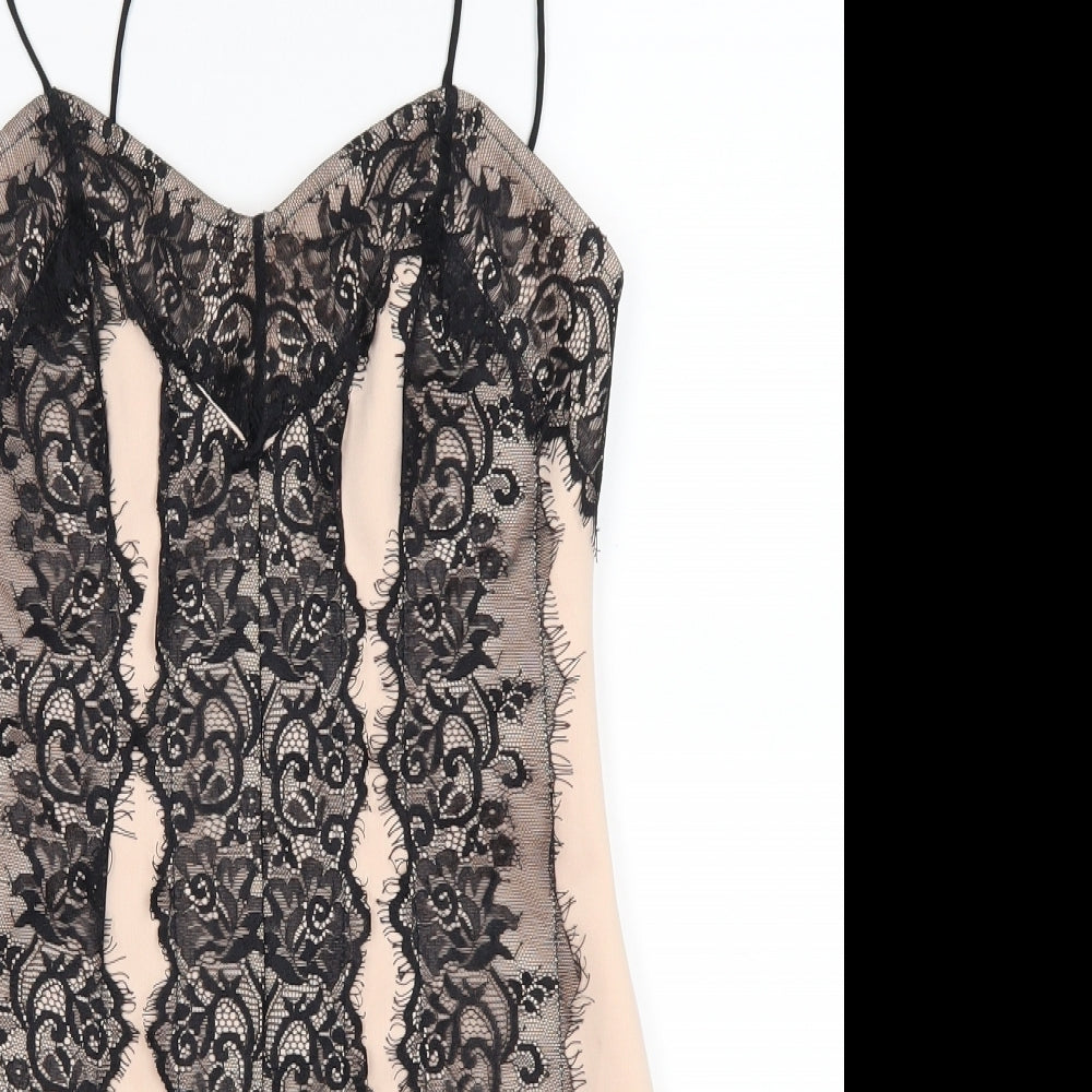 Topshop Womens Pink   Bodycon  Size 8