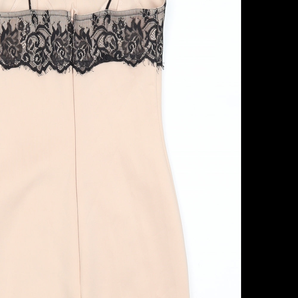 Topshop Womens Pink   Bodycon  Size 8