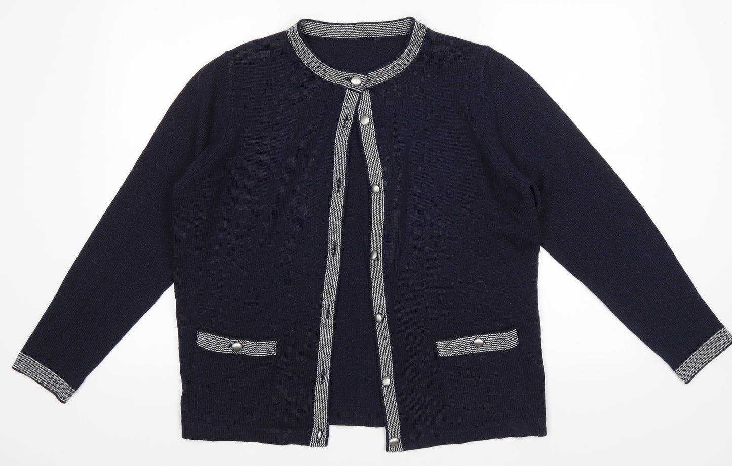Marks and Spencer Womens Blue   Cardigan Jumper Size 12