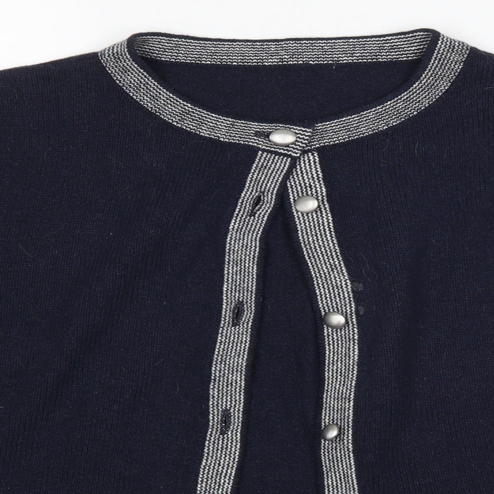 Marks and Spencer Womens Blue   Cardigan Jumper Size 12
