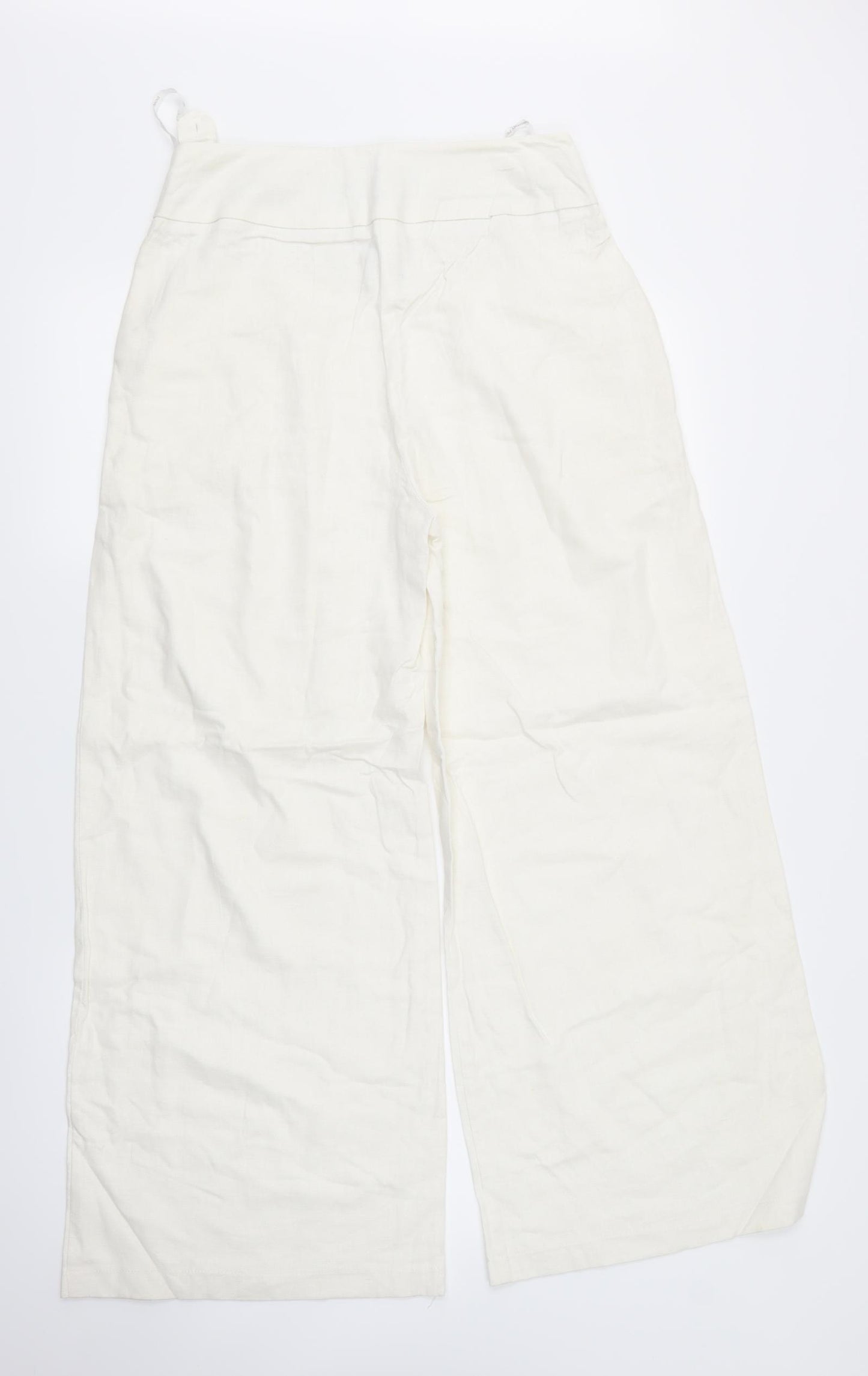 Dorothy Perkins Womens White   Trousers  Size 10 L27 in