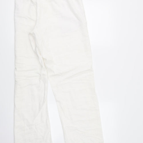 ESMARA Womens White   Cargo Trousers Size 18 L30 in