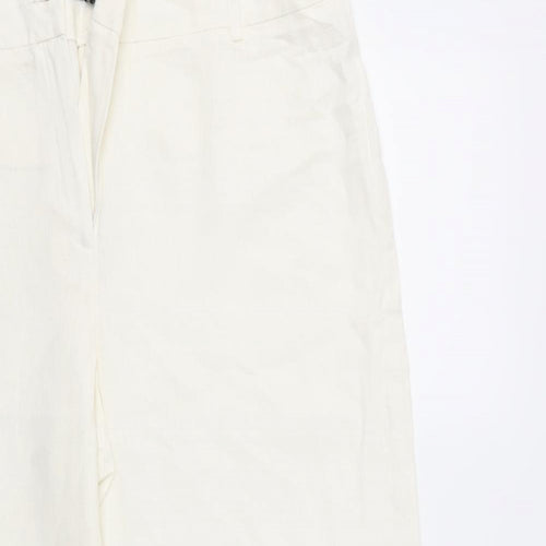 Debehams Womens White   Trousers  Size 16 L26 in