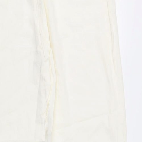 Debehams Womens White   Trousers  Size 16 L26 in