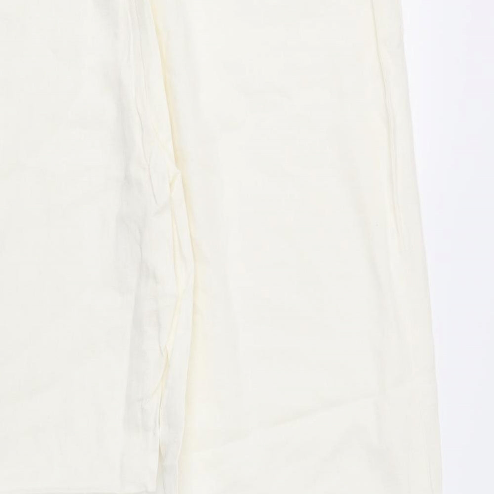 Debehams Womens White   Trousers  Size 16 L26 in
