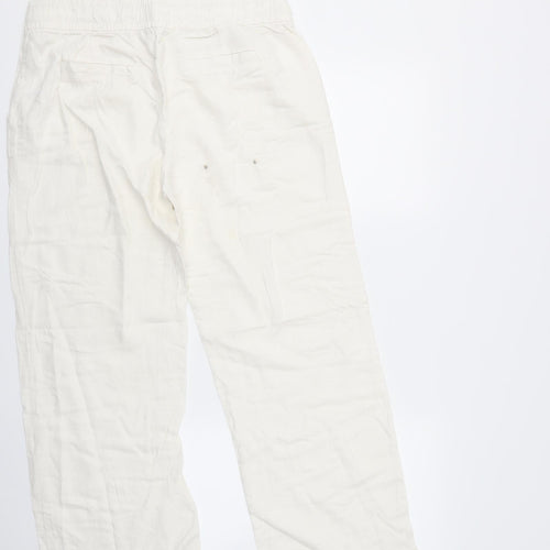 George Womens White   Trousers  Size 12 L28.5 in